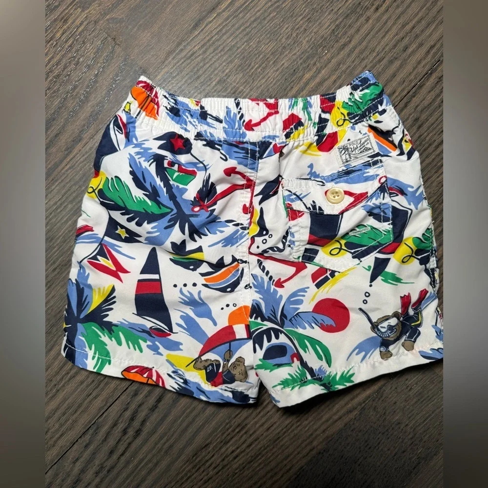 Ralph Lauren Boys' Traveler Swim Trunks 18 Months